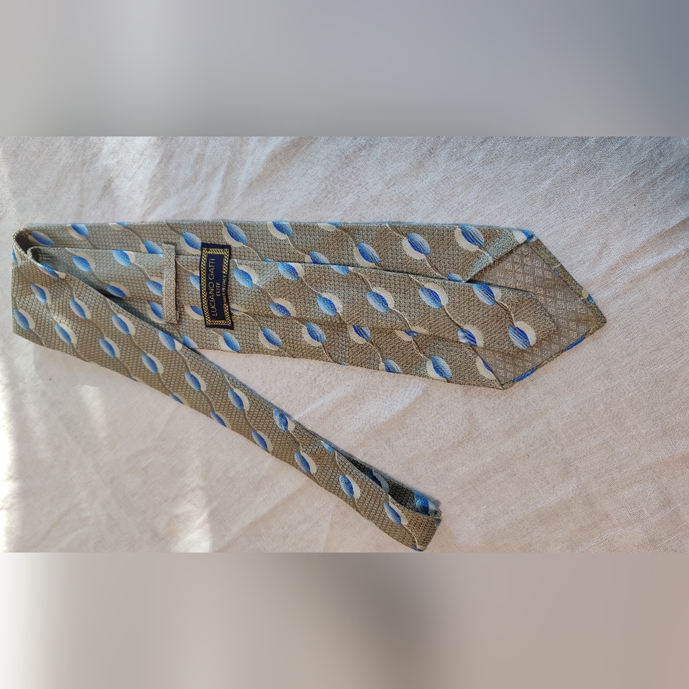 Luciano Gatti Elite tie 100% Silk made in Italy - Picture 3 of 6